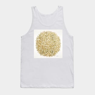 Gold Water Color Burst Tank Top